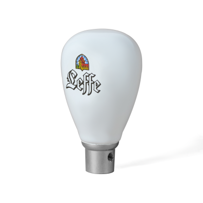 Рукоятка для крана Leffe шар., керамич., белая 9,5 см. в Сочи